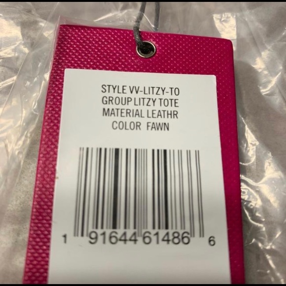 NEW Vince Camuto Litzy Fawn Leather Tote - Picture 8 of 8